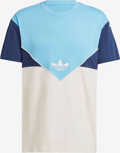 ADIDAS ORIGINALS Shirt 'Adicolor Seasonal Archive' in Ecru / Navy / Sky blue / White, Item view