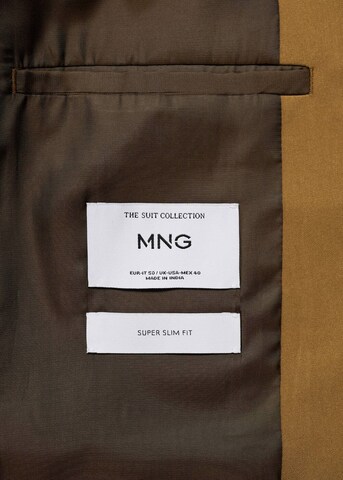 MANGO MAN Slim Fit Sakko 'Paris' in Gelb
