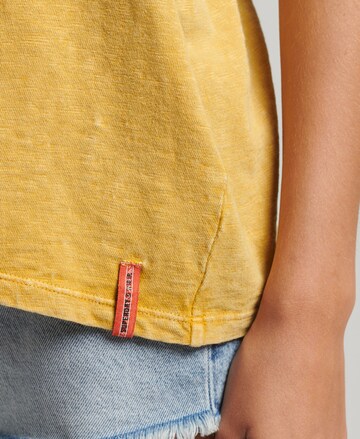 Superdry Sports Top 'Ranchero' in Yellow