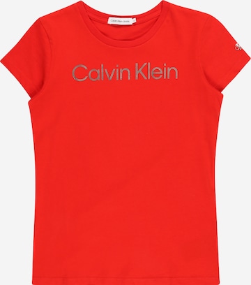 Calvin Klein Jeans Särk, värv punane: eest vaates