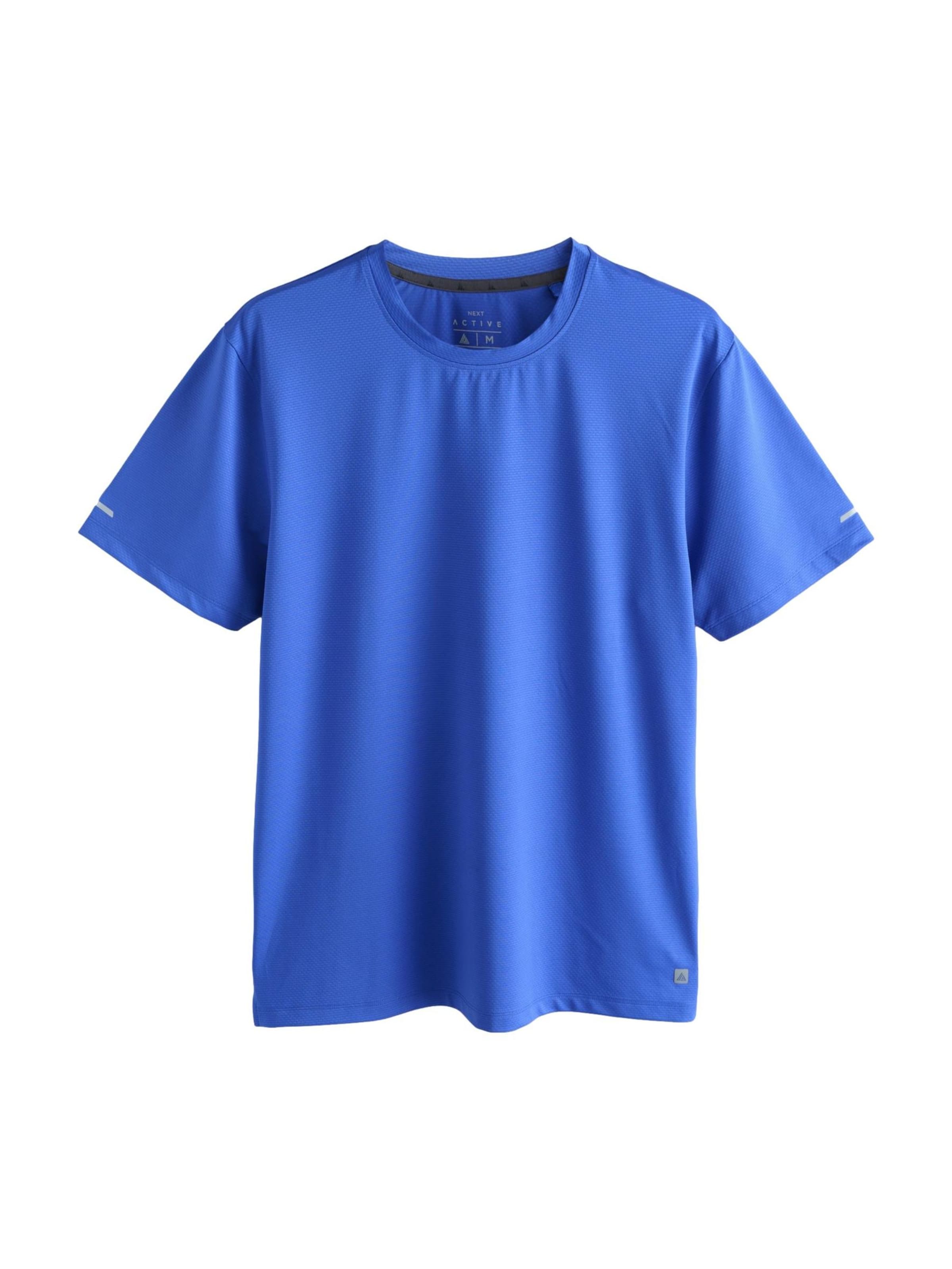 T-Shirt Next en bleu : devant