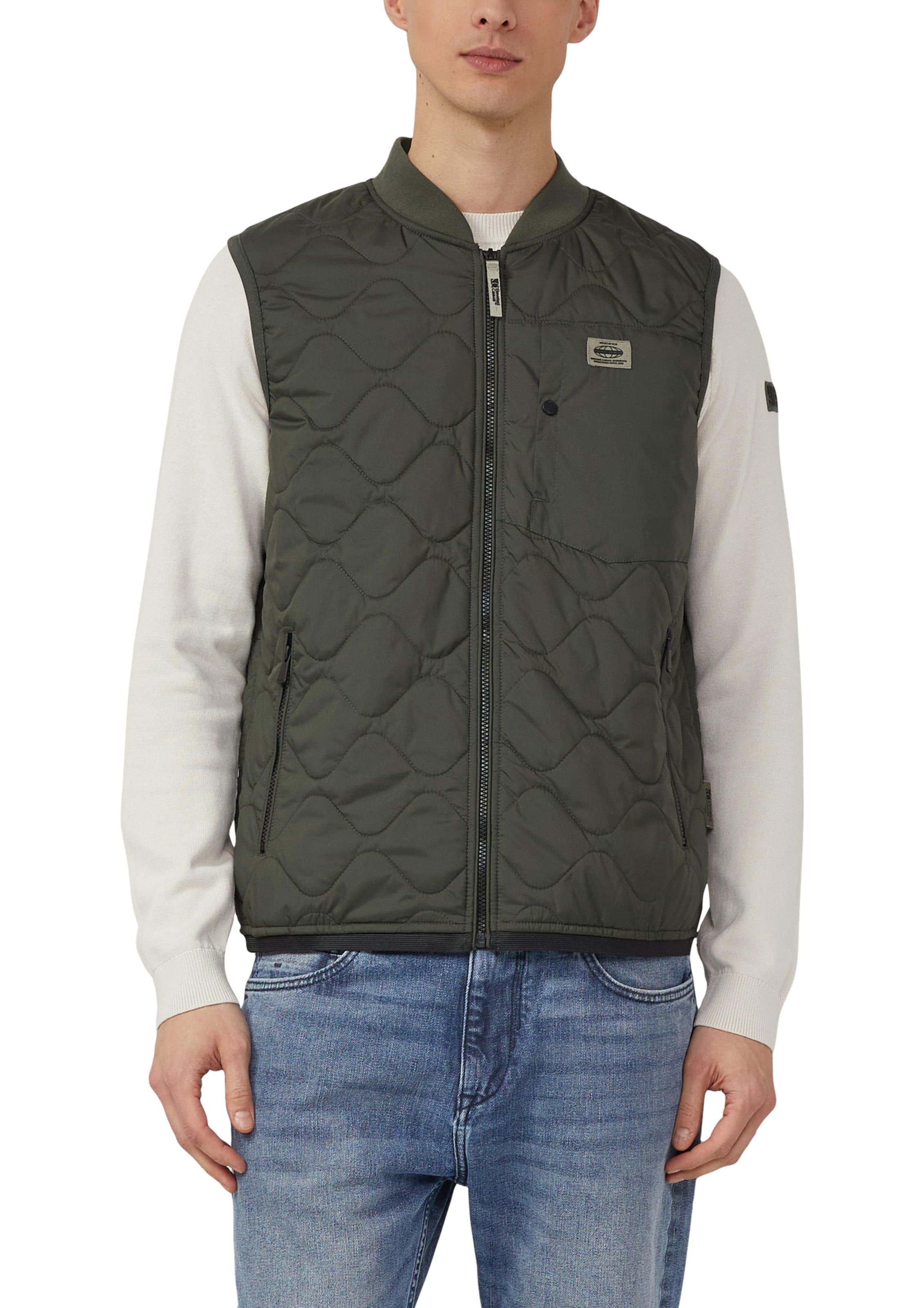 Gilet s.Oliver en vert : devant