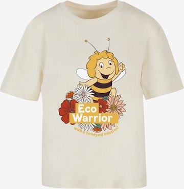 F4NT4STIC Shirt 'Die Biene Maja' in Beige: Vorderseite