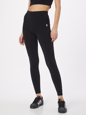 Juicy Couture Sport Skinny Παντελόνι φόρμας 'BRENNA' σε μαύρο: μπροστά