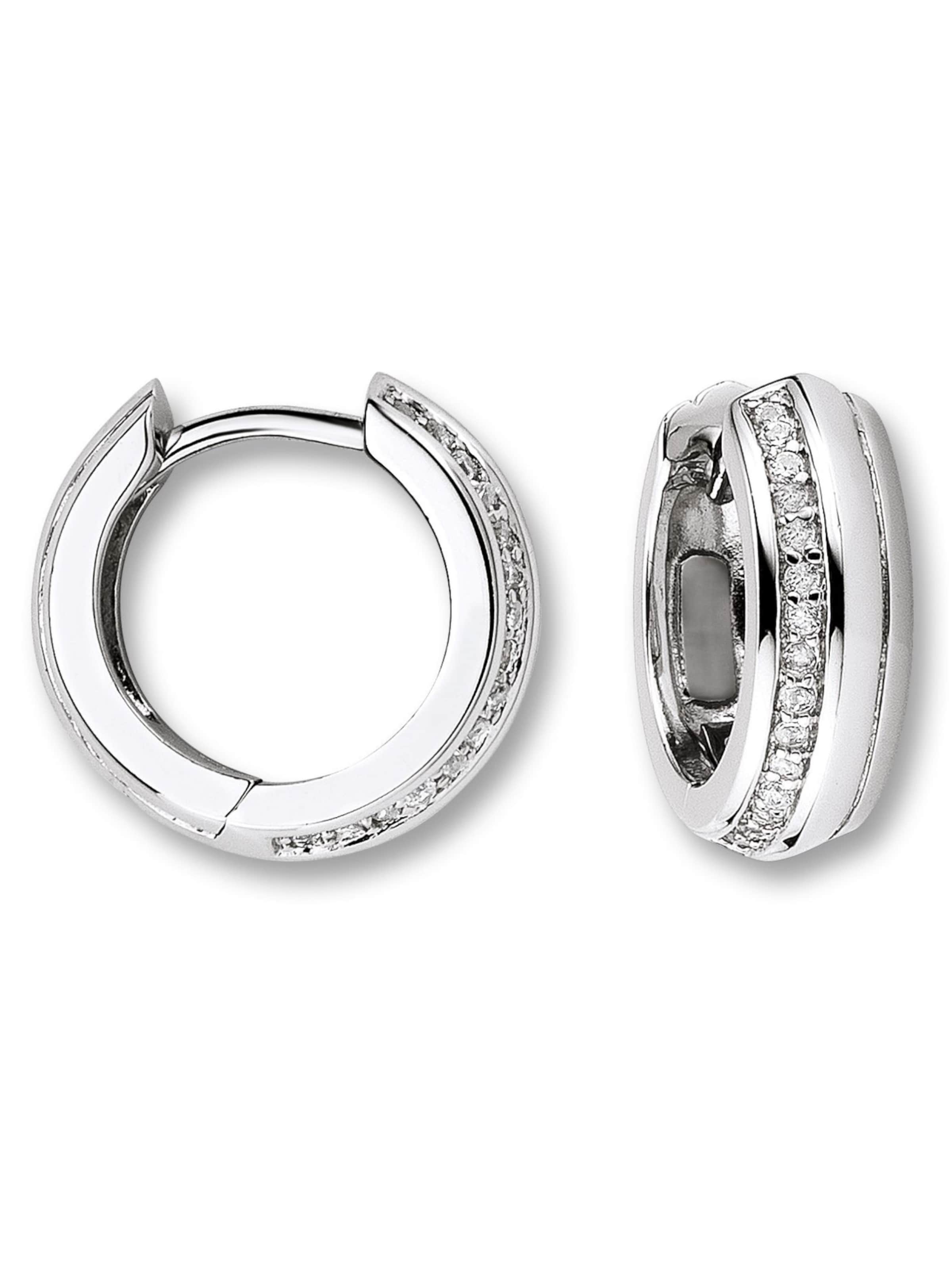 ONE ELEMENT Ohrringe in Silber: Vorderseite