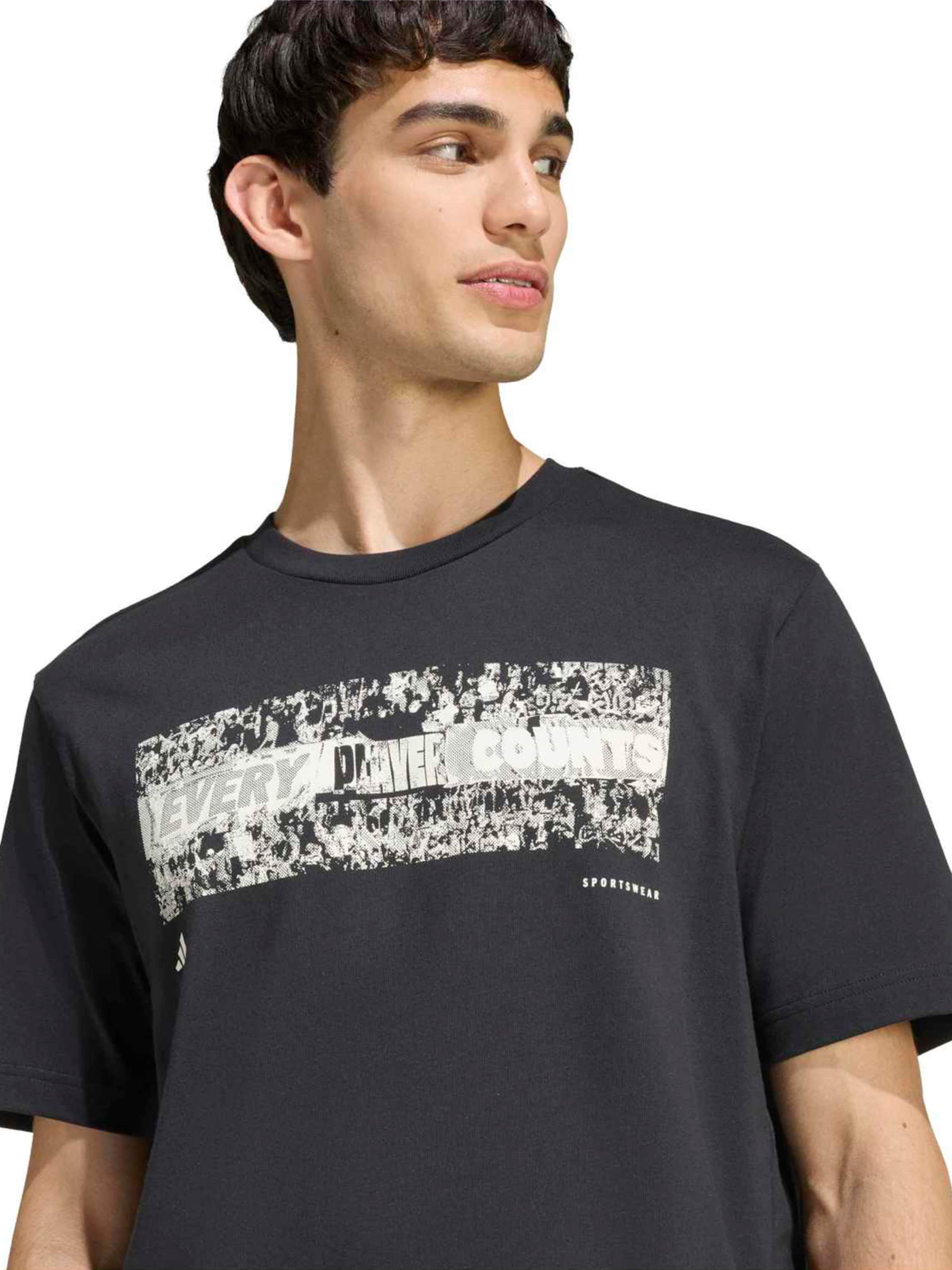 ADIDAS SPORTSWEAR Funktionsskjorte 'STAD FAN' i sort