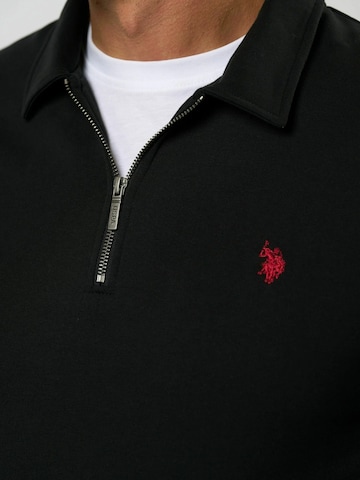 U.S. POLO ASSN. Trui 'Theodor' in Zwart