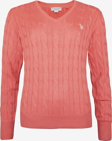 Pullover di U.S. POLO ASSN. in rosa: frontale