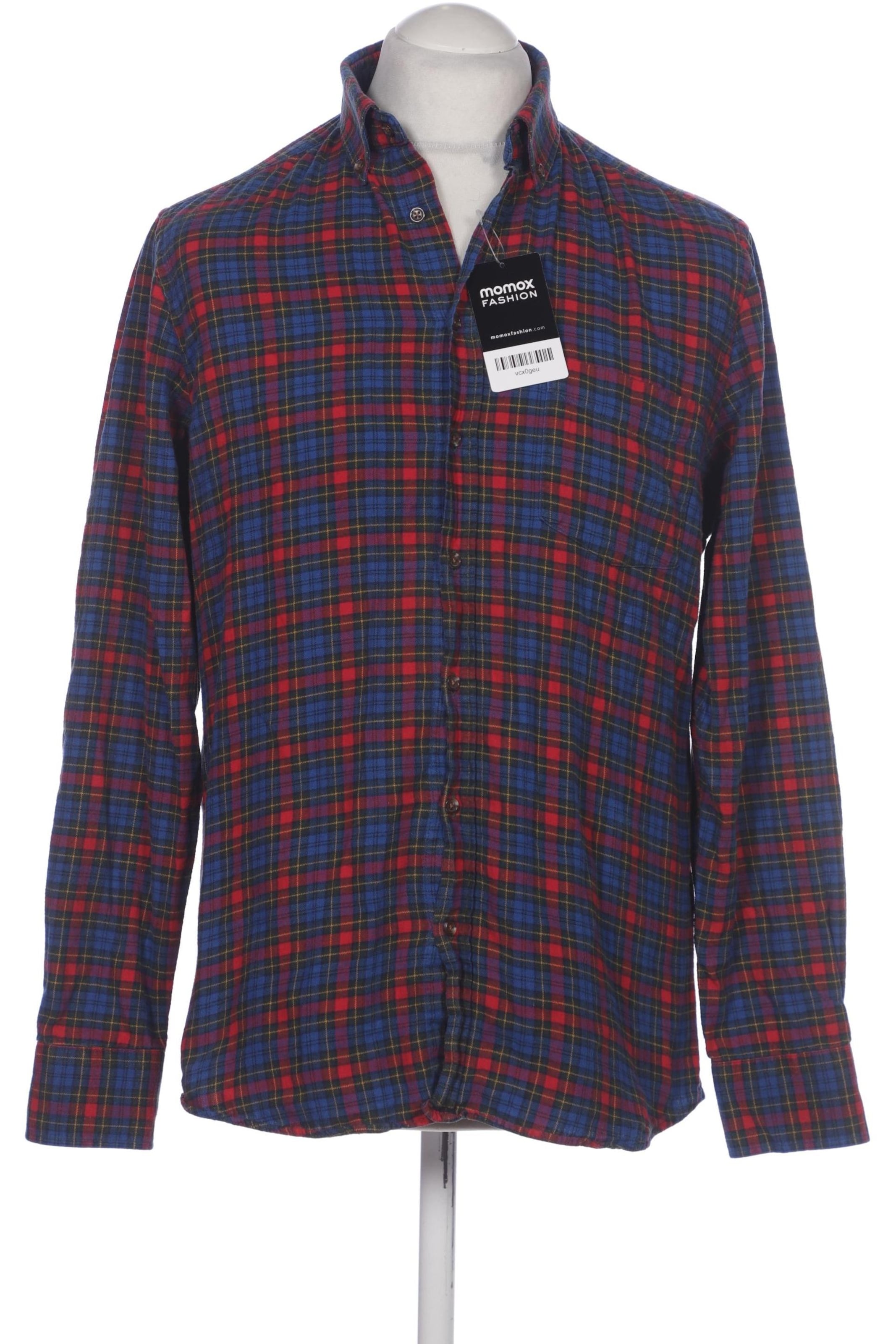 Christian Berg Button Up Shirt in M in Blue: front