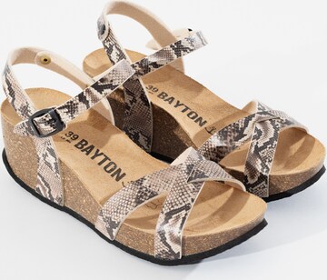 Bayton Sandalen met riem 'Venus' in Zwart