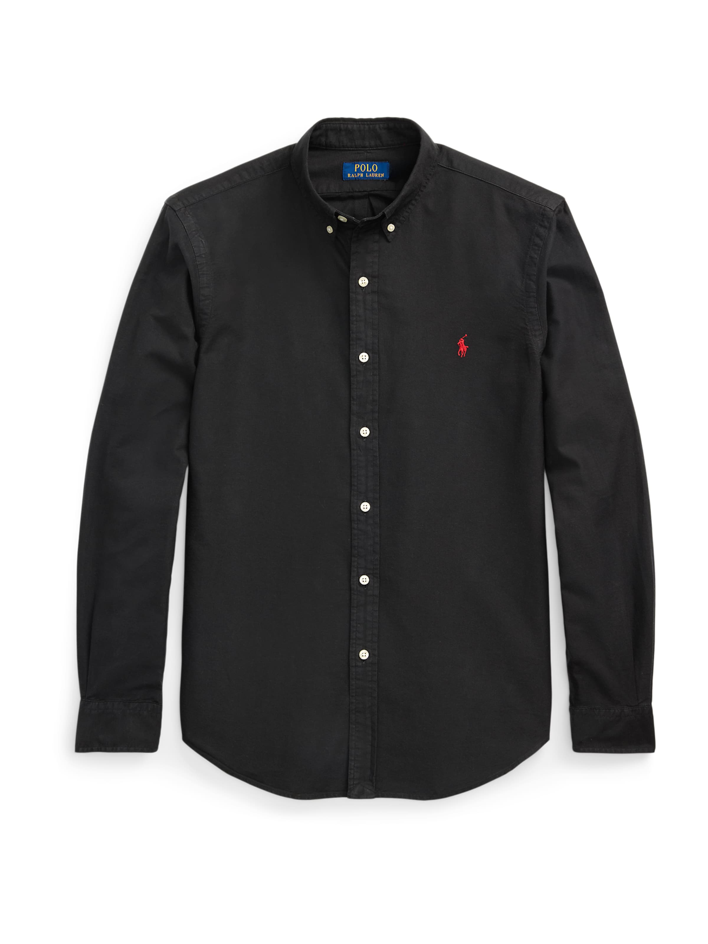 Coupe slim Chemise Polo Ralph Lauren en noir : devant