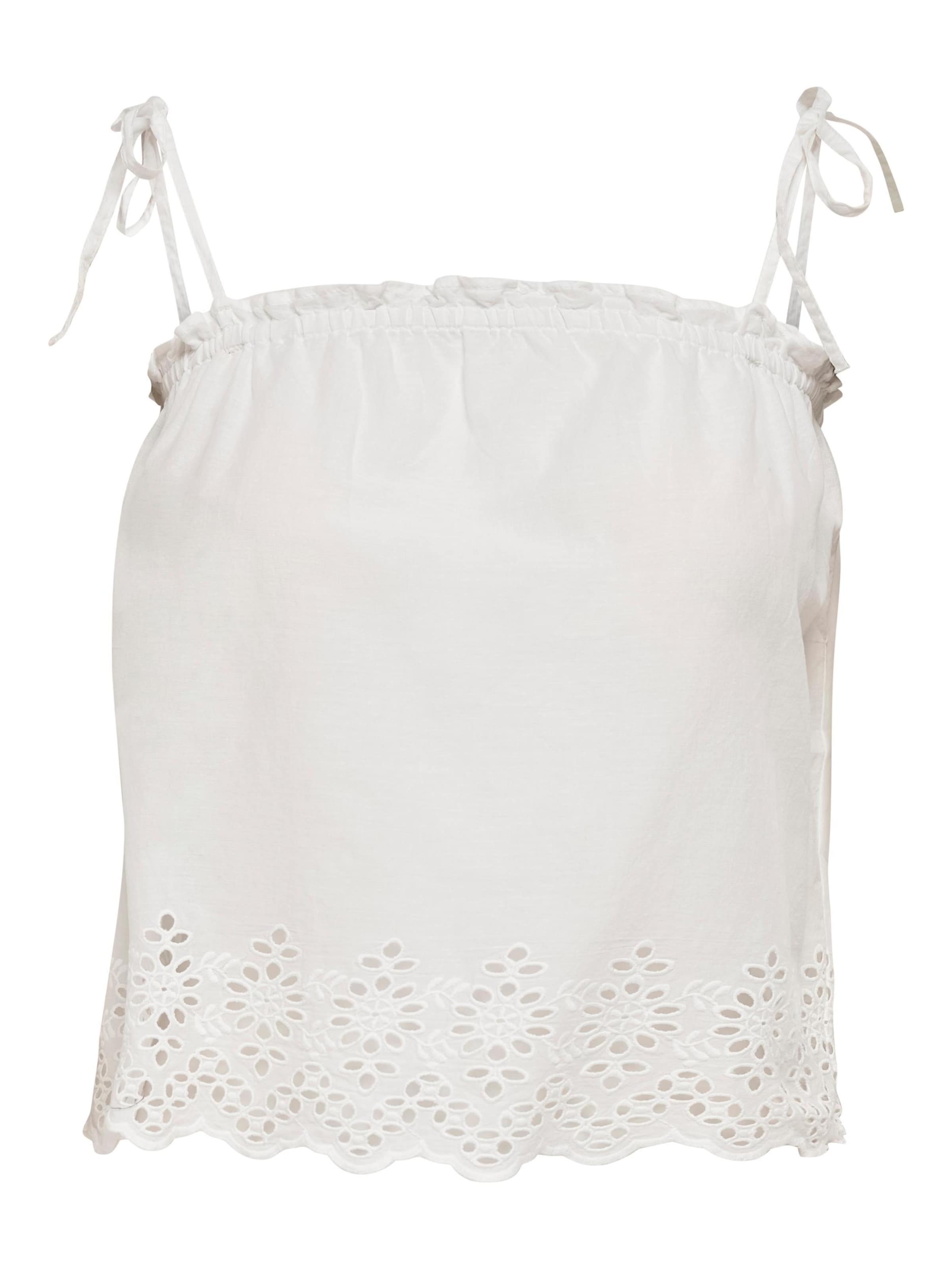 ONLY Top 'Carlotta' – bílá: přední strana