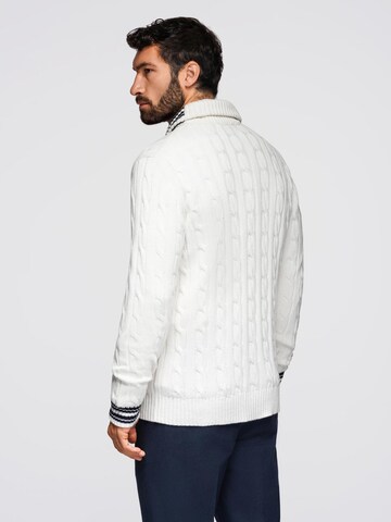 Pull-over 'OM-SWCD-0152' Ombre en blanc