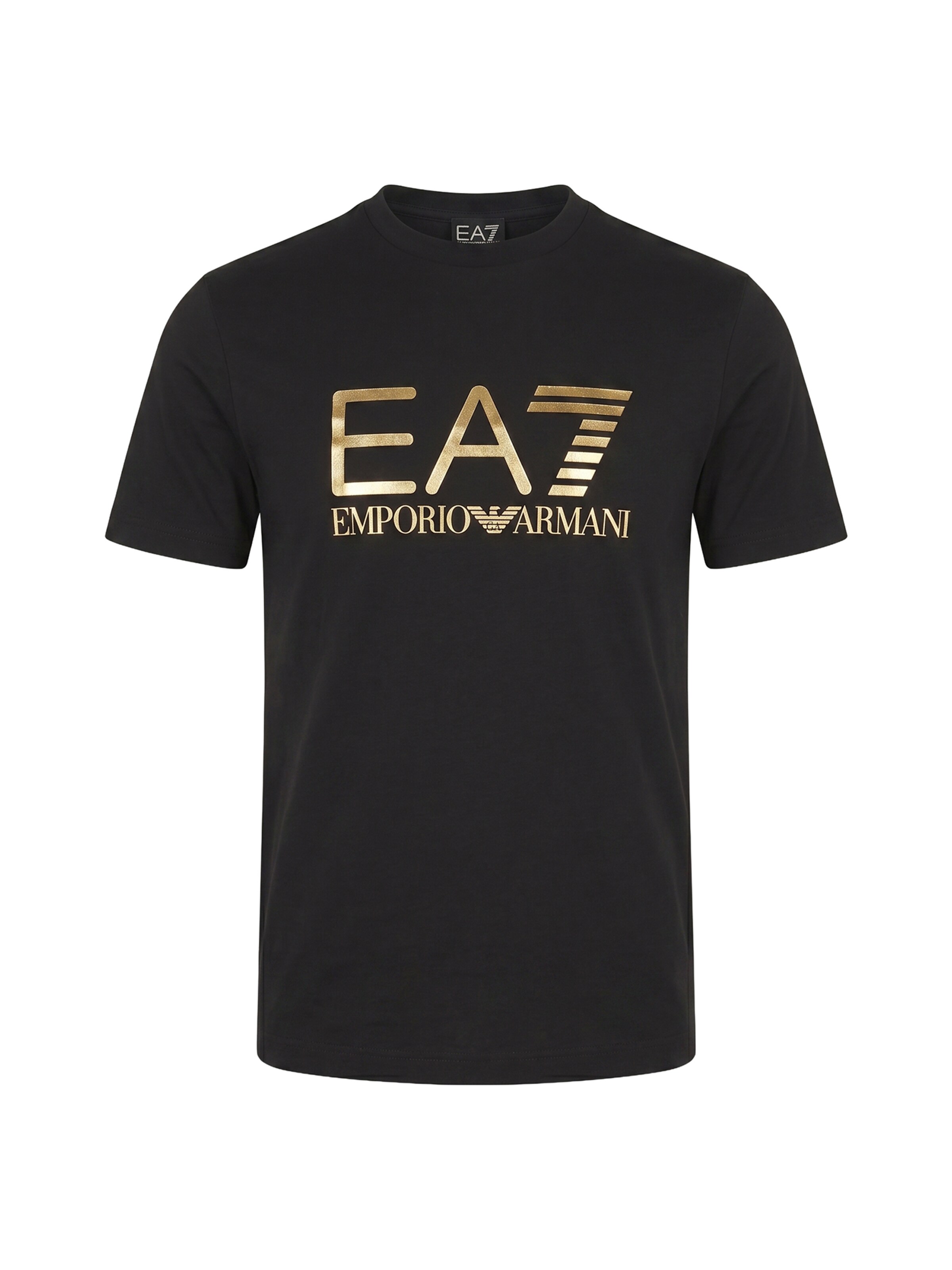EA7 Emporio Armani T-Shirt en XS/Slim en noir, Vue avec produit
