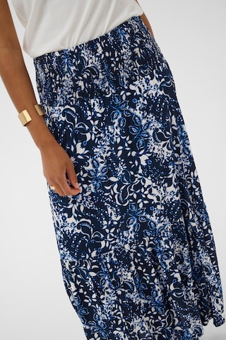 Jupe 'CRTiah' Cream en bleu