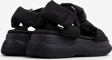 BRONX Sandalen met riem 'Bru-Te' in Zwart
