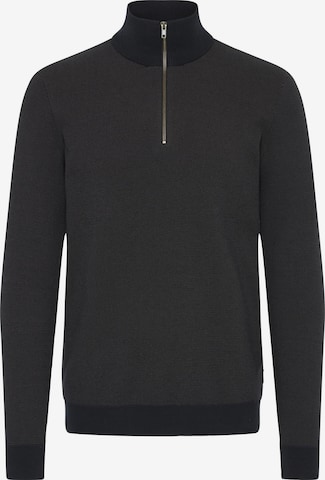 BLEND - Jersey ' BHBAAL HALF ZIPP KNIT ' en negro: frente