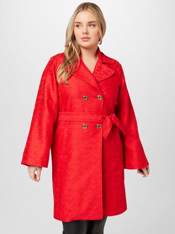 Manteau mi-saison PINKO en rouge : devant