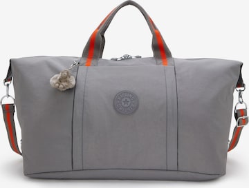 Sac week-end 'Basic Bori' KIPLING en gris : devant