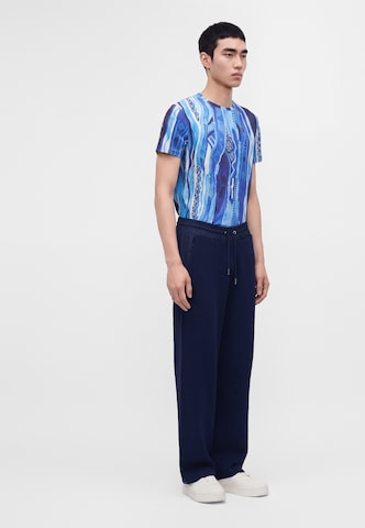 Carlo Colucci Loose fit Trousers in Blue