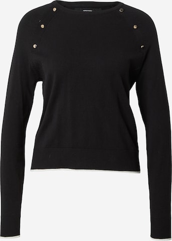 VERO MODA Sweater 'ALMA' in Black: front