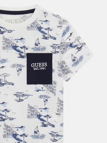 T-Shirt GUESS KIDS en blanc