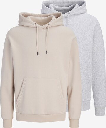 JACK & JONES Sweatshirt 'Bradley' in Silver: front