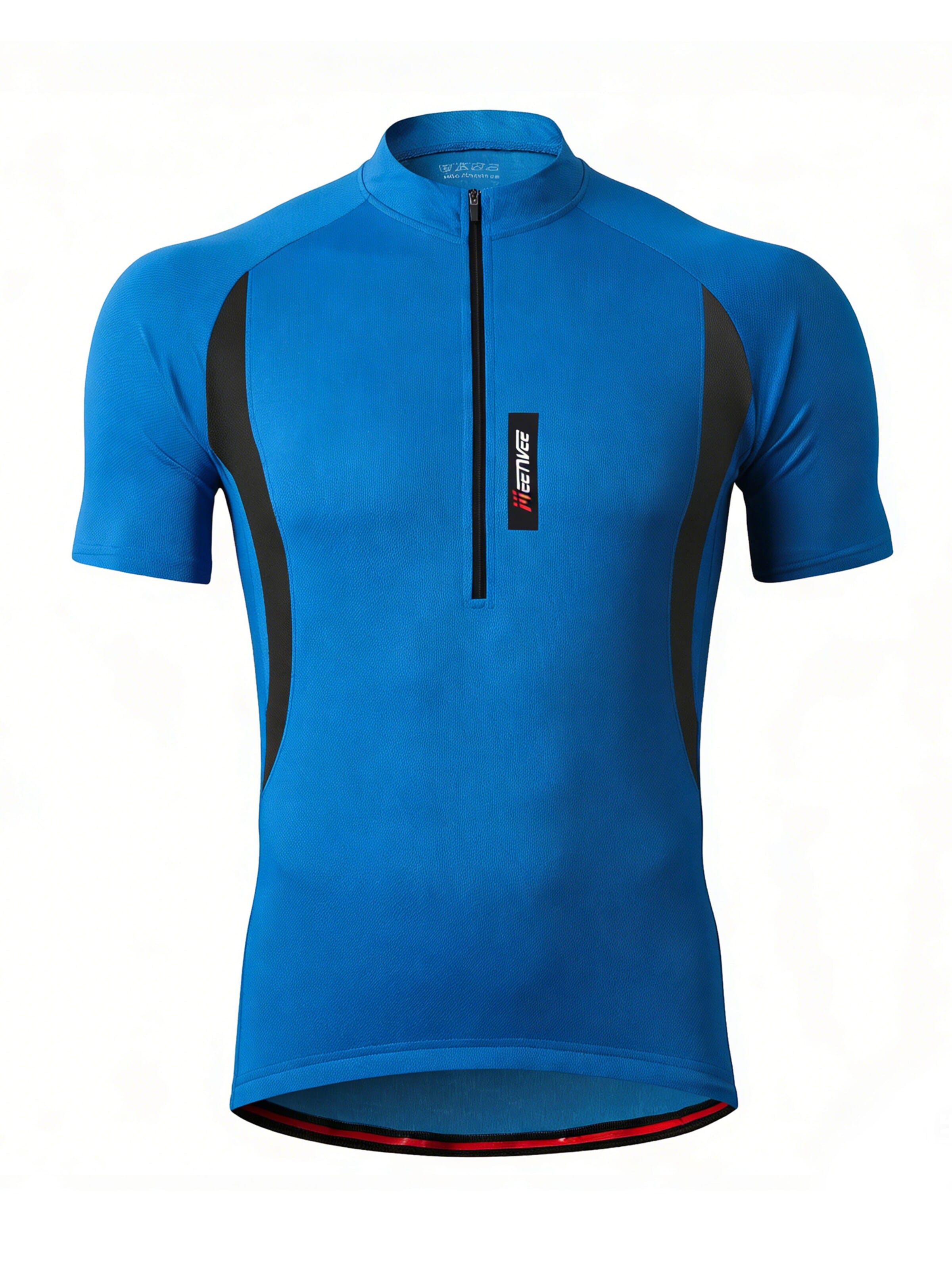 T-Shirt fonctionnel 'Cycling Quick Drying Top' MEETWEE en bleu : devant