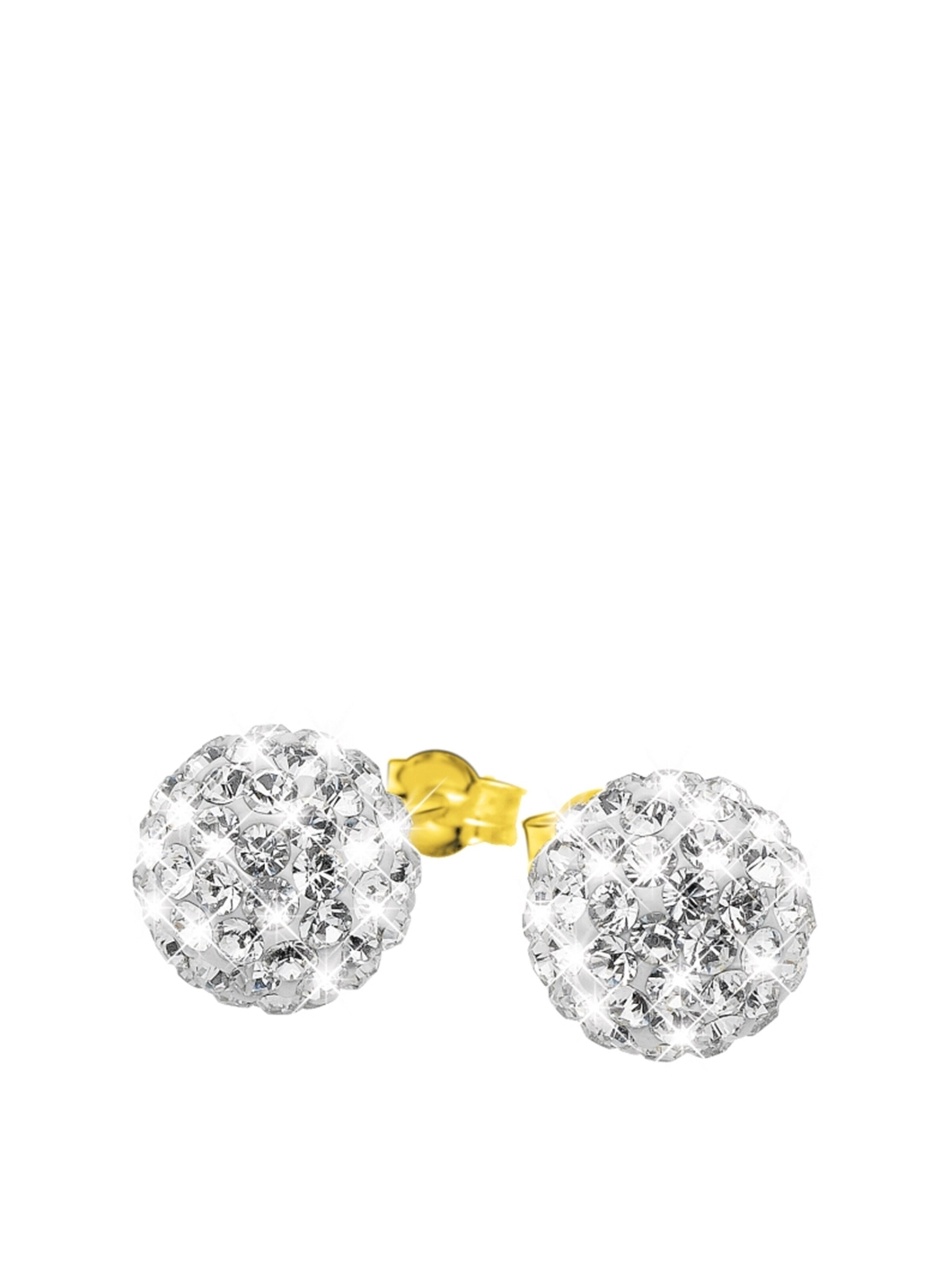 Lucardi Ohrringe in Gold: Vorderseite