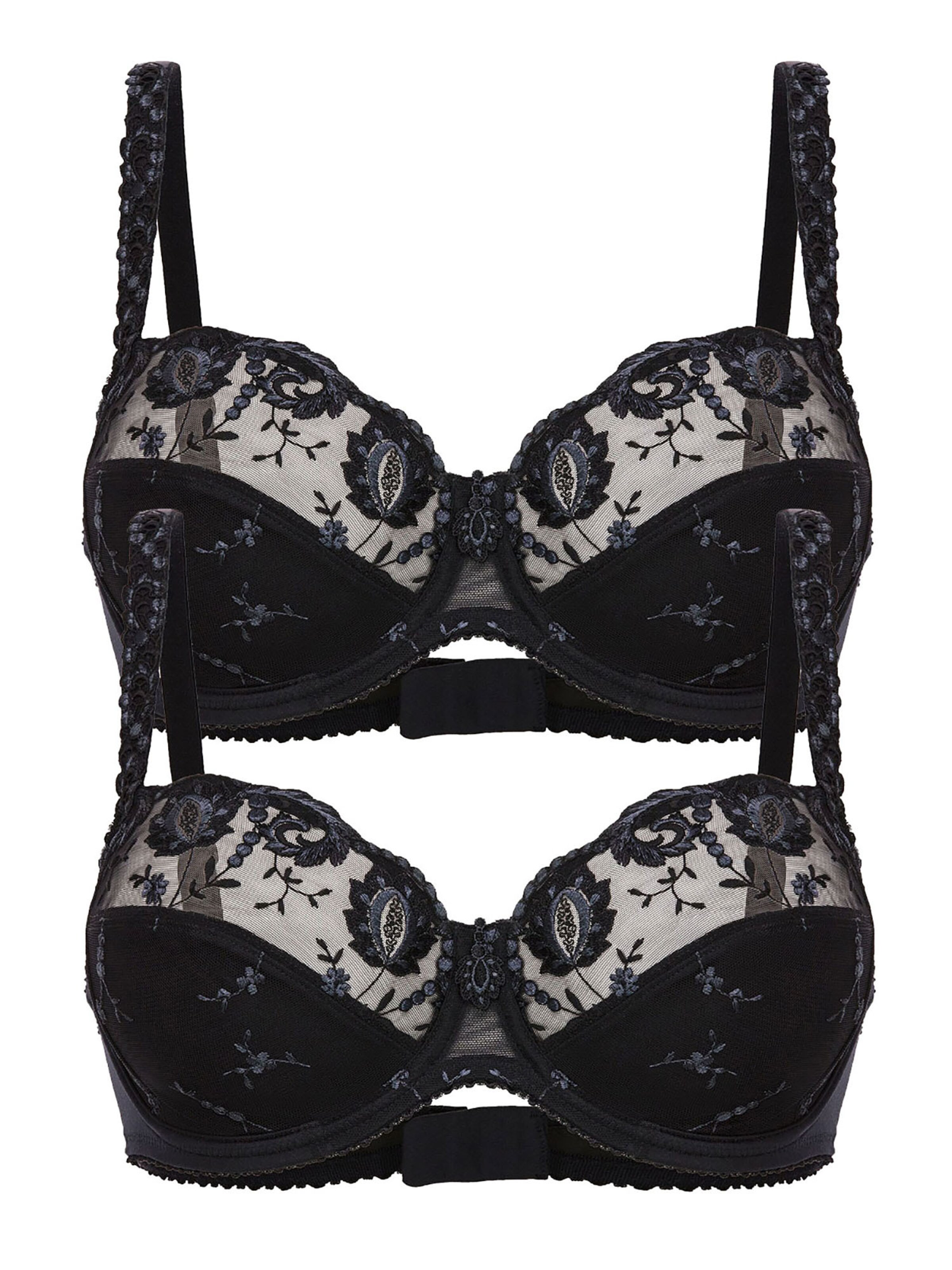 Conturelle BH 'Provence' in Schwarz: Vorderseite