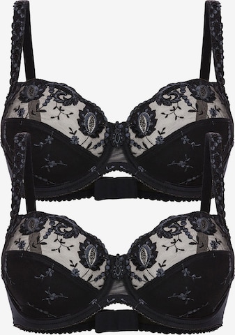 Conturelle BH 'Provence' in Schwarz: Vorderseite