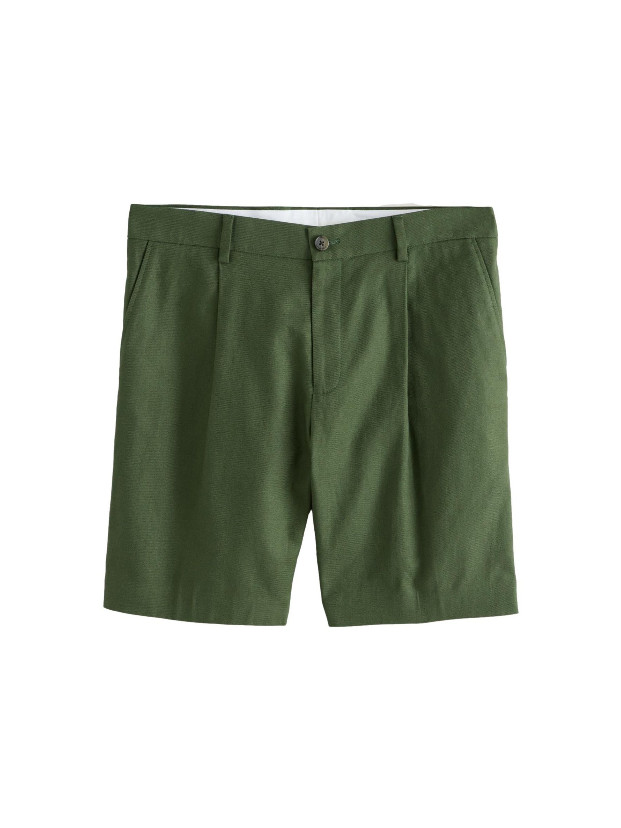 Next Loosefit Shorts in Grün: Vorderseite