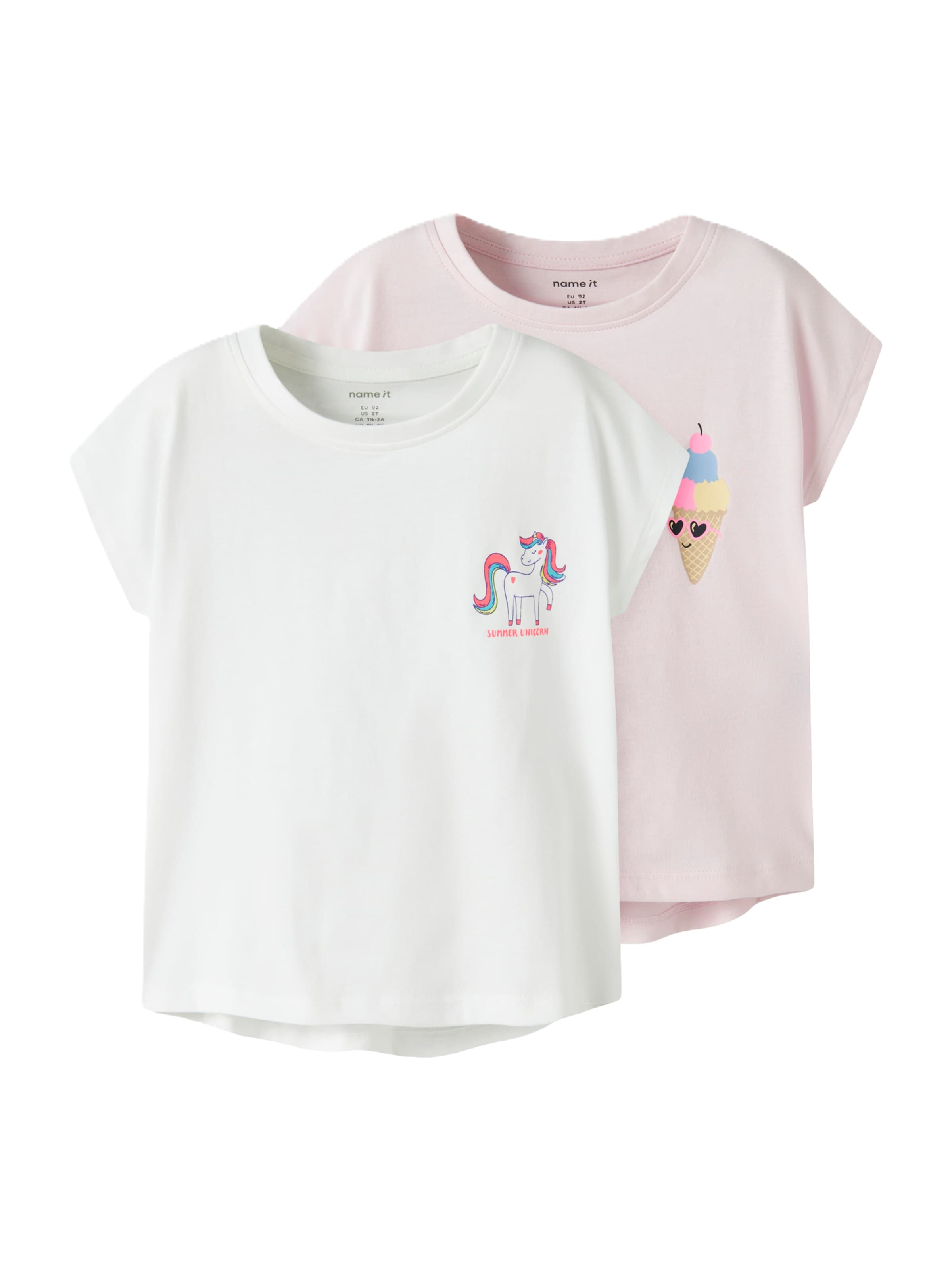 NAME IT T-Shirt 'NMFVarutti' in Pink: Vorderseite