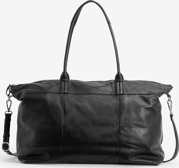 Borsa weekend di still Nordic in nero: frontale