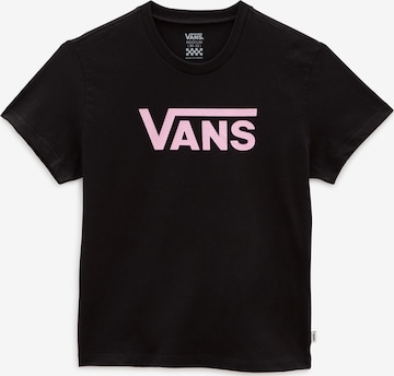 VANS Shirt 'Flying Crew' in Zwart: voorkant