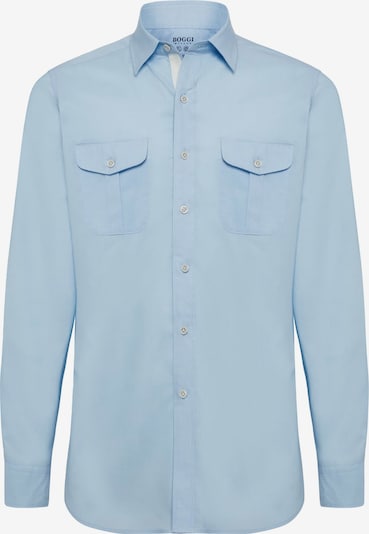 Boggi Milano Overhemd in de kleur Lichtblauw, Productweergave