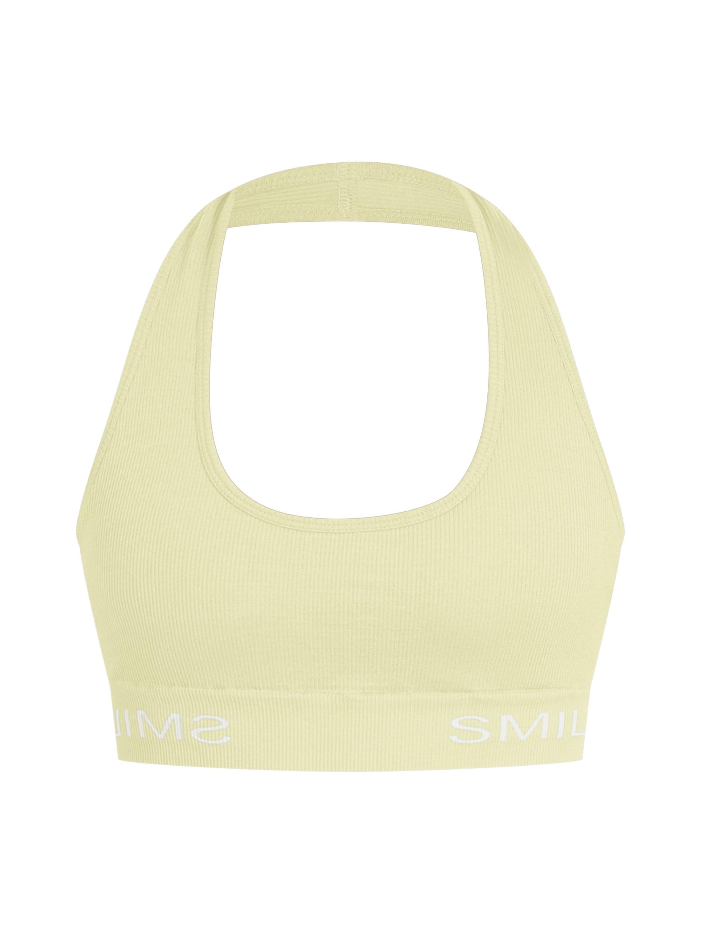 Smilodox Sport BH Azura Shaped Fit in Gelb: Vorderseite