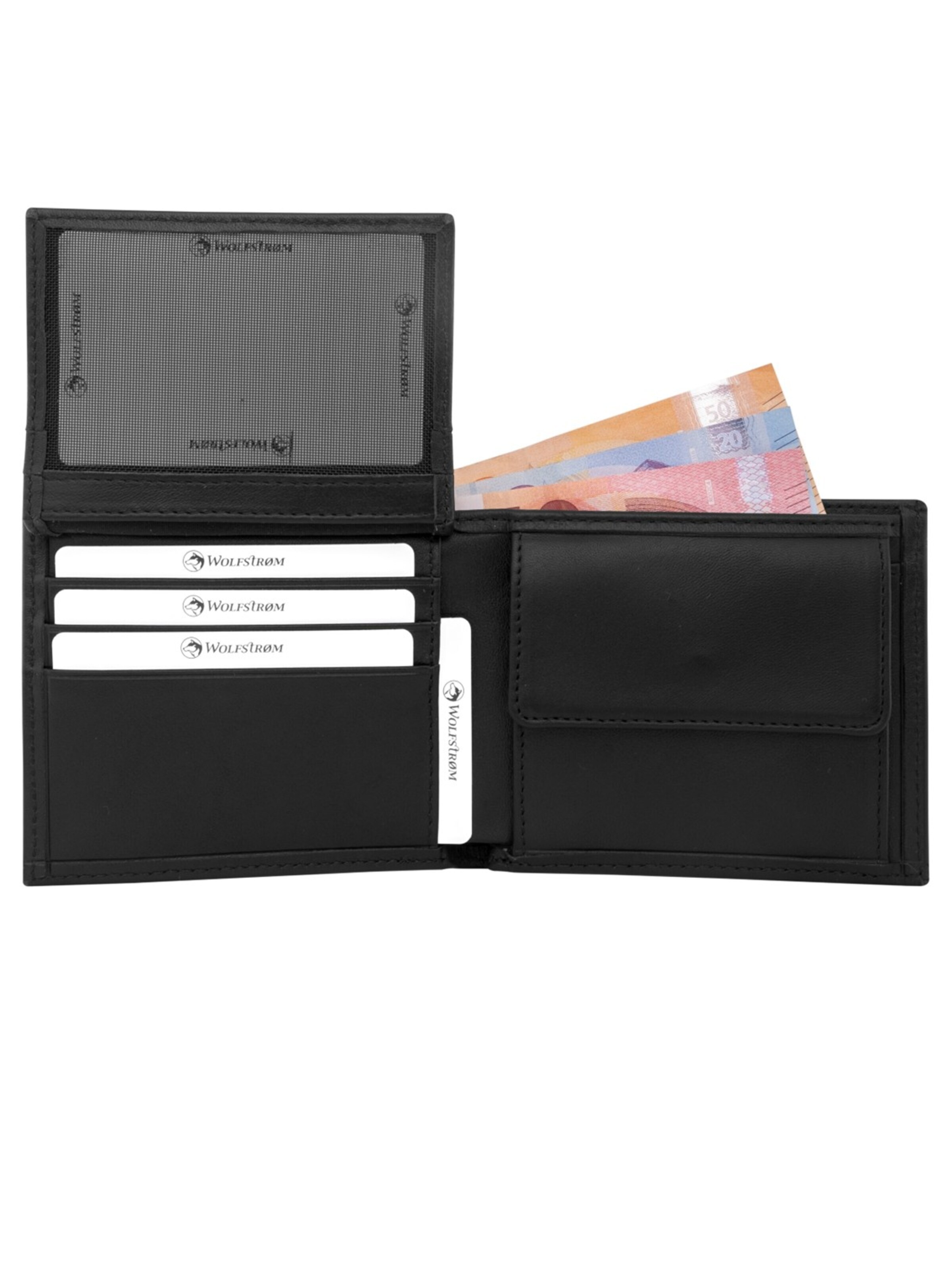 Wolfstrøm Portemonnaie‌‌‌‌‌‌‌‌ in Schwarz