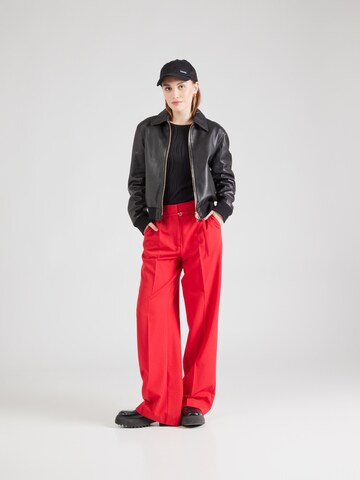 Fabienne Chapot Wide leg Pantalon 'Nelsan' in Rood