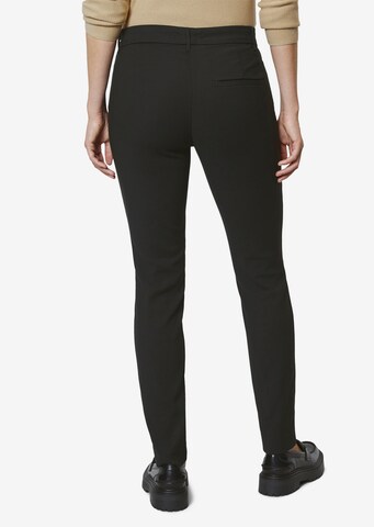 Marc O'Polo Slim fit Trousers 'Tiva' in Black