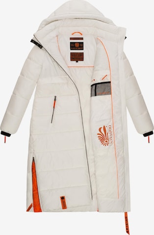 NAVAHOO Płaszcz zimowy w kolorze biały