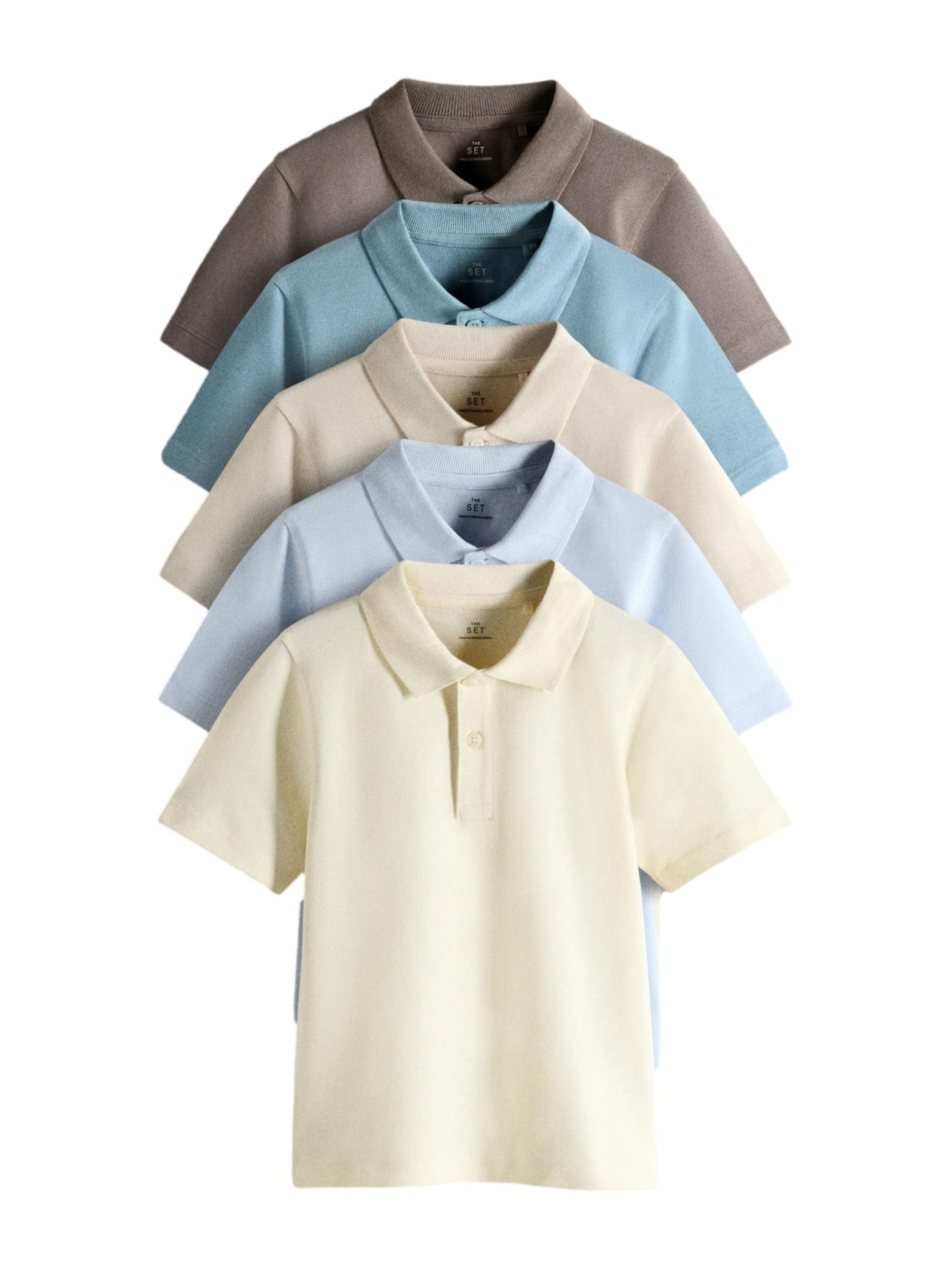 The Set Футболка в Бежевый: спереди