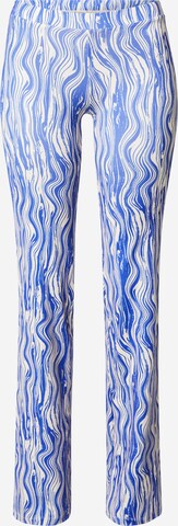 Monki Regular Broek in Blauw: voorkant