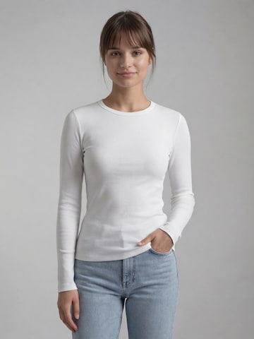 Antargo Shirt 'Longsleeve' in White: front
