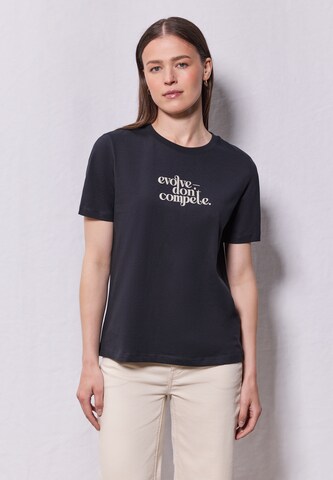 Street One Studio Shirt in Blue: front