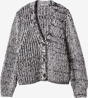MANGO Knit Cardigan 'Candy' in Black: front