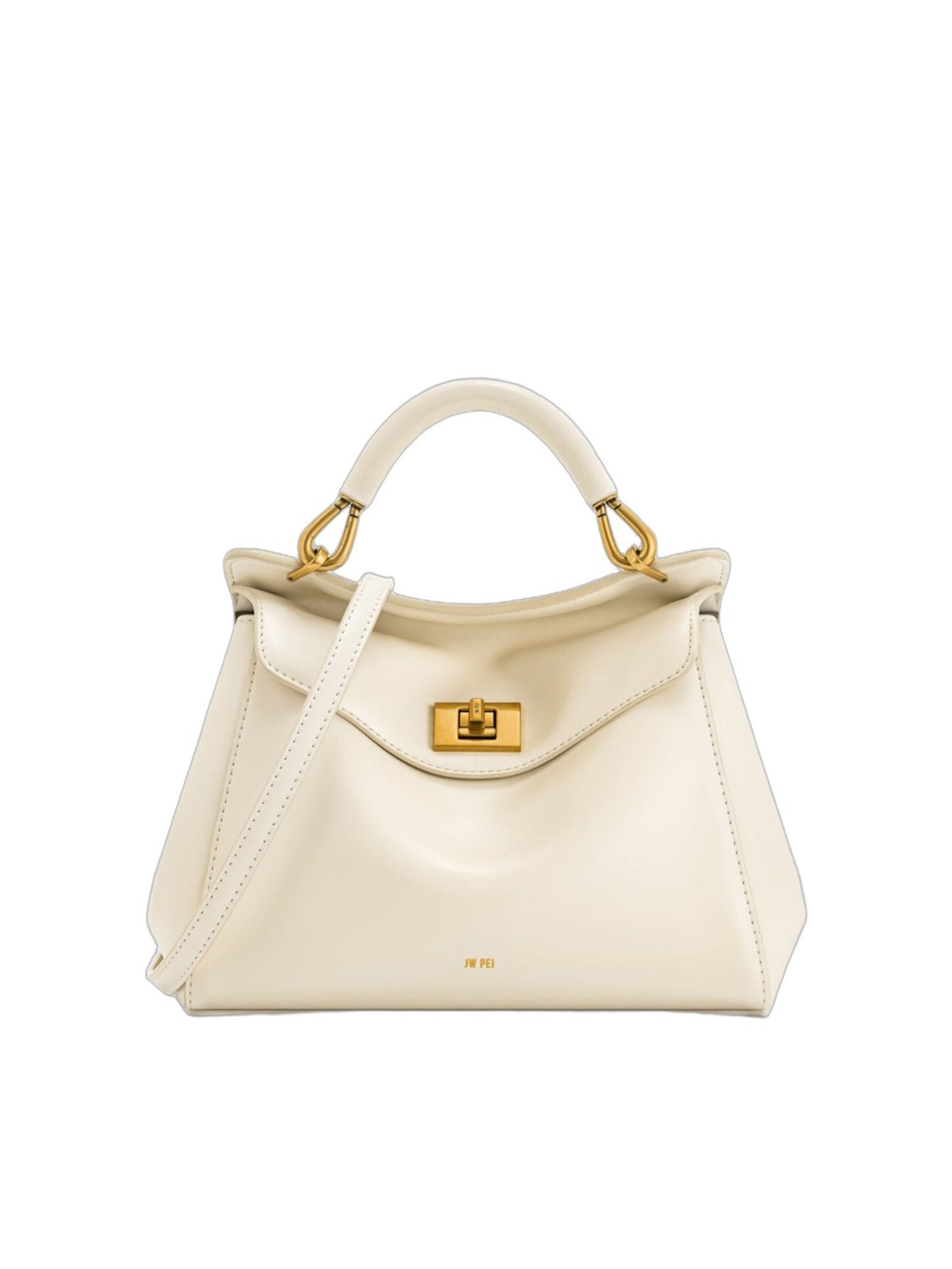 Borsa a mano 'Lucia' di JW PEI in bianco: frontale