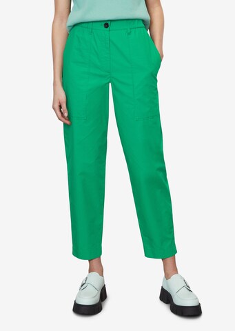 Marc O'Polo Regular Chino in Groen: voorkant