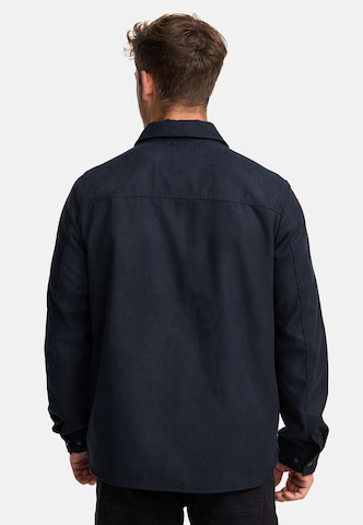 Coupe regular Chemise ' INFinny ' INDICODE JEANS en noir