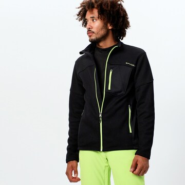 Spyder Athletic Fleece Jacket 'Bandit' in Black: front